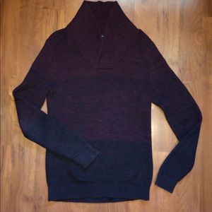 Ombré woven sweater